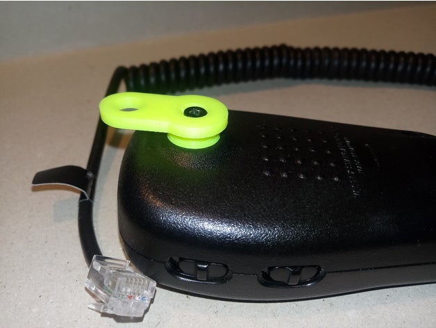 yaesu mikrofonknopf elektronik düğme diy amatör radyo hytera ıcom kenwood topuzu mikrofon düğmesi peiker wouxum 3D print model - Mito3D