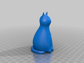 lucy cat dekor 3d print model - Mito3D