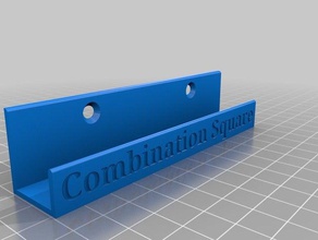 combination square mount tool holders boxes holder 3d print model - Mito3D