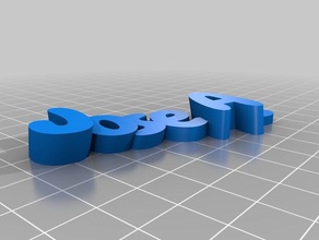 llavero josea llaveros personalizado 3d print model - Mito3D