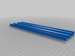 simple top led bar-support cr-10 alfawise u20 tornado 3d printer accessories creality tevo 3d print model - Mito3D