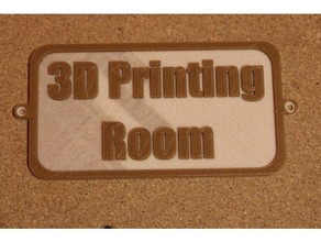 kapı plak işaretler logoları 3d baskı 3d print model - Mito3D