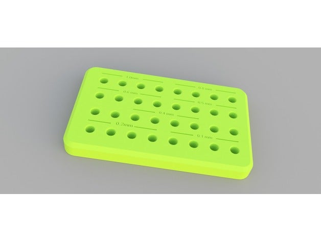 simple nozzle storage board 3d printing m6 thread 3D print model - Mito3D
