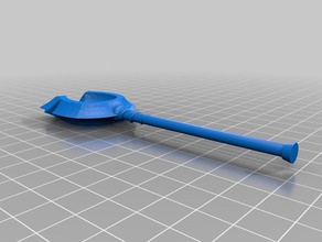 maplestory omega spear 3d printing featured game replica 3d print model - Mito3D