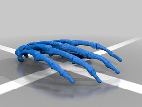 rechten hand Biologie 3d print model - Mito3D