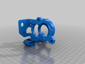 Lüfter Halter drei radial-Lüfter 5015 3 d Drucker Teile 3d print model - Mito3D