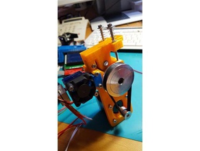 e3dv6 mount cyborg belted extruder flexible capable printer extruders direct 3d print model - Mito3D