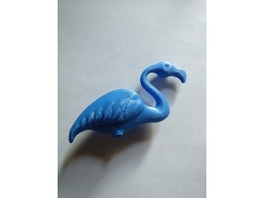 flamingo fixo animais de estimação 3d print model - Mito3D