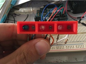 capteur de couleur l'électronique arduino bleu vert projet rouge rvb la technologie vertex 3d print model - Mito3D