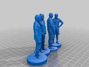 homme 084 085 086 087 sculture 3d print model - Mito3D