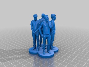 homme 088 089 090 091 sculptures 3d print model - Mito3D