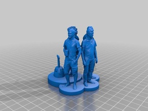 homme 092 093 094 095 esculturas 3d print model - Mito3D