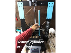 monoprice maker sélectionner plus d'extension 348mm 3d de l'imprimante pièces makerselectplus wanhao i3 3d print model - Mito3D