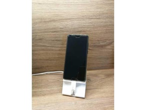 huawei p20-pro chargement stand mobile téléphone 3d print model - Mito3D