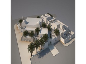 masjed 02 binalar yapılar mimari mimarlık sanat 3d print model - Mito3D