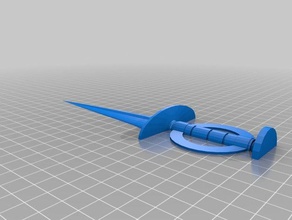 moiety dagger props cyan myst riven 3d print model - Mito3D