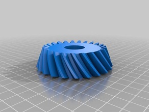 spiral bevel gear parts 3d print model - Mito3D