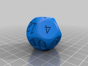 122 dice customized 3d print model - Mito3D