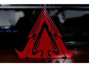 amaranthe logokeychanhelix chaveiros logotipo da banda checa de metal música 3d print model - Mito3D