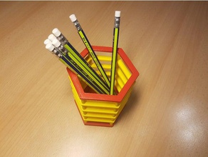 pencil holder office 3d print model - Mito3D
