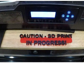 La impresión 3d de progreso signo signos logotipos makerneer 3d print model - Mito3D