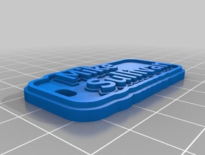 mike keychain signs logos customized 3d print model - Mito3D