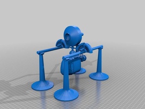 riven maglev Requisiten cyan-blau myst 3d print model - Mito3D