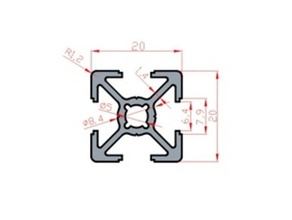 sigma 20 x profile compatible toolbox creality ender 3 3d print model - Mito3D
