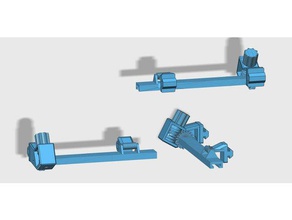 einstellbare led-Licht 3d Drucker - Zubehör creality ender 2 Gang led-Streifen led-Lichtbalken Wurm Schneckengetriebe 3d print model - Mito3D