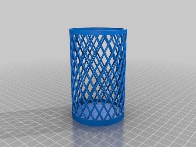 semplice matita cupholdercustomized organizzazione 3D print model - Mito3D