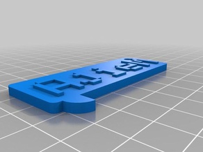 ajiem paralar rozetleri özelleştirilmiş 3d print model - Mito3D