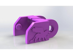 lion lien facile d'utiliser la chaîne 3d de l'imprimante pièces porte-câble gestion des câbles 3d print model - Mito3D