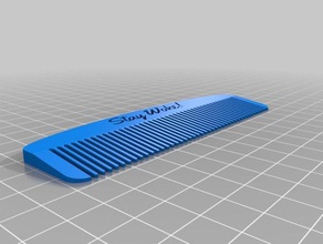 stay woke comb v2 bathroom customized 3d print model - Mito3D