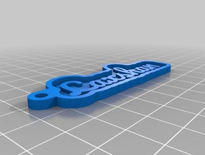 laxshan Schlüsselanhänger angepasst 3d print model - Mito3D