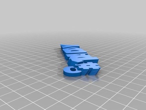 1daddy keytag organization customized 3d print model - Mito3D