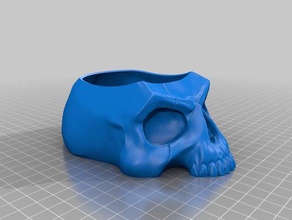tratar crânio contentores 3d print model - Mito3D