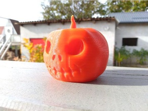 scary Kürbis keine Unterstützung Skulpturen 3d print model - Mito3D