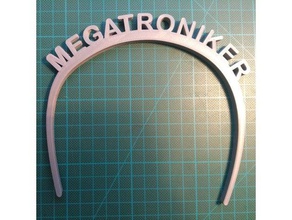 haarreif meagtroniker accessories ausbildung hairband mechanical mechatronics mechatronik megatroniker student 3d print model - Mito3D