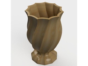 un altro twisted vaso arredamento la decorazione di fiori casa spirale 3d print model - Mito3D