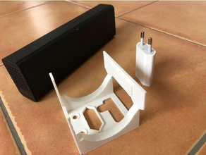 wall mount lametric no drilling 3d printing mounted 3d print model - Mito3D
