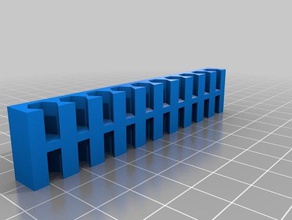 2x10 minimalistischen bit-Halter tool Inhaber - Boxen angepasst 3d print model - Mito3D