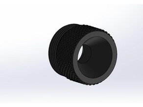 30 mm Schalldämpfer-cap airsoft sport im freien 3d print model - Mito3D