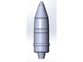 45mm apcbc dummy-sowjetische 20k Kanonen andere Armee Militär Militär-Modell Runde shell 3d print model - Mito3D