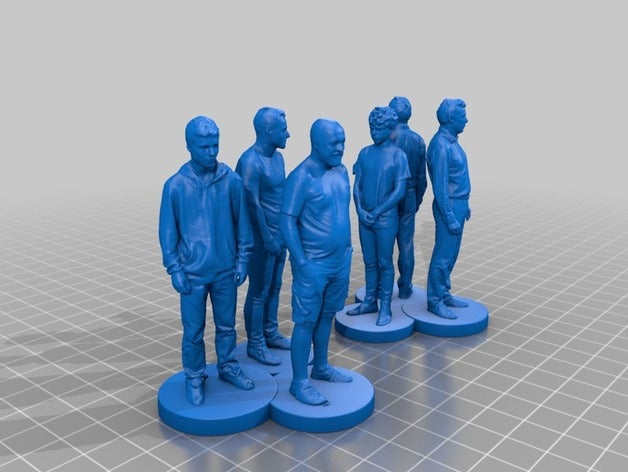 homme 118 119 120 121 122 123 Skulpturen 3D print model - Mito3D