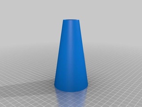 cone shaped standoff decor customized 3d print model - Mito3D