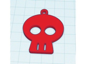 vampirina collar de cráneo baratija accesorios el encanto halloween colgante 3d print model - Mito3D