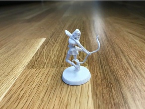 gloomhaven bandit archer toy game accessories boardgame dungeons dragons female games miniature miniatures minis 3d print model - Mito3D