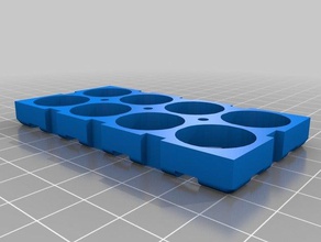 papas soporte de la batería diy personalizado 3d print model - Mito3D