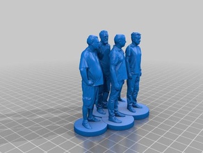 homme 124 125 126 127 128 sculptures 3d print model - Mito3D