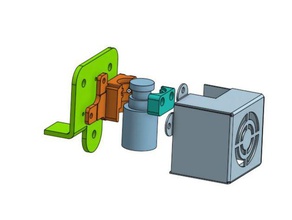 e3d v6 de montaje se adapta creality cr-10 la impresora extrusoras 3d print model - Mito3D